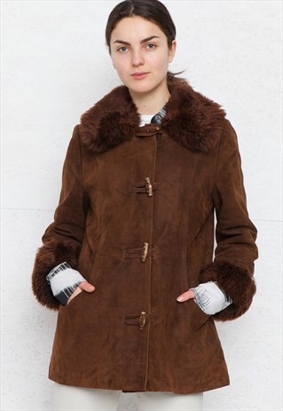 VINTAGE BROWN KESTILA JACKET COAT