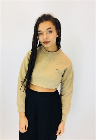 LACOSTE CROPPED JUMPER