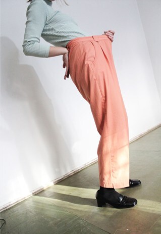 VINTAGE SALMON TROUSERS