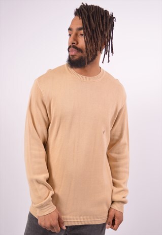 VINTAGE AVIREX JUMPER SWEATER BEIGE