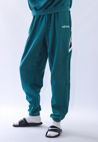VINTAGE MENS ADIDAS ORIGINALS TRACK JOGGERS SWEAT PANTS