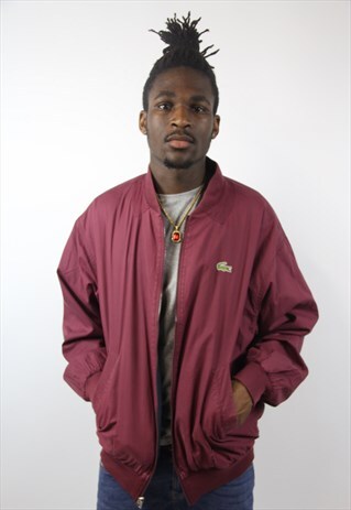 VINTAGE LACOSTE REVERSIBLE BOMBER JACKET