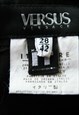 VERSUS VERSACE BLACK HIGH WAISTED WOMAN TROUSERS 4333