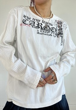 Vintage Y2k Top Long Sleeve Grunge Punk Streetwear 90s 00s