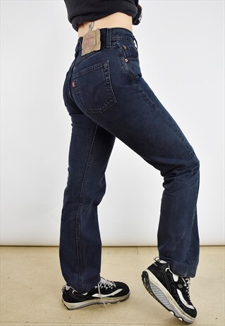 HIGH WAISTED LEVI'S 501 JEANS IN INDIGO
