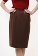 80S VINTAGE HIGH WAISTED VALENTINO PENCIL SKIRT 2494