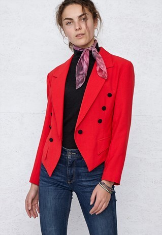 VINTAGE RED ETAM BLAZER JACKET