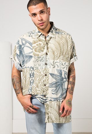 VINTAGE 80S HAWAIIAN SHIRT / S1646