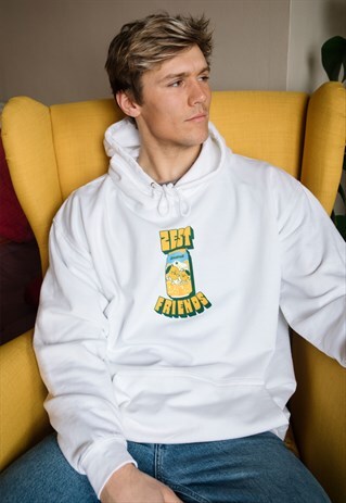 ZEST FRIENDS MEN'S SLOGAN HOODIE