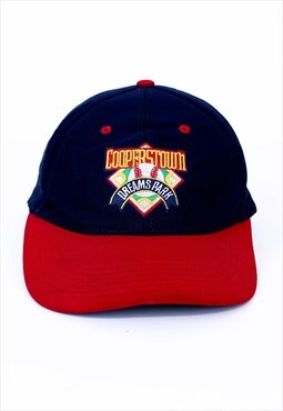 Vintage Cooperstown Baseball Hat Colour Block Black 90s