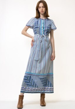 80s Vintage Night Gowns Sleeping Dress size S Small 5524