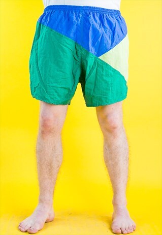 VINTAGE 80'S SWIMMING BEACH SHORTS