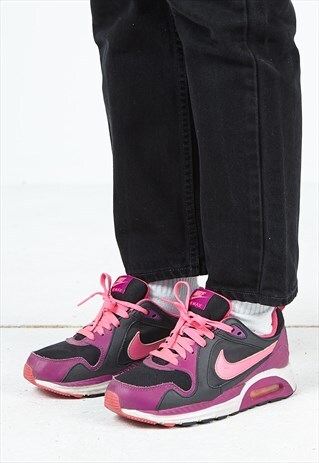 VINTAGE PINK PURPLE BLACK NIKE AIR MAX TRAINERS