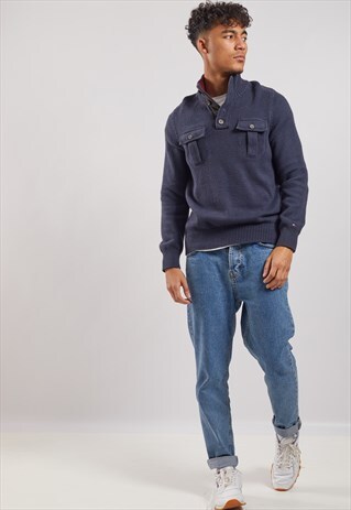 VINTAGE TOMMY HILFIGER KNITTED JUMPER