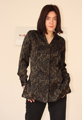 LONG EVENING SHIRT, EMBROIDERY EFFECT