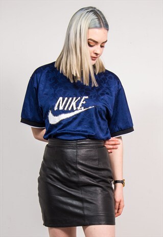 90'S VINTAGE DARK BLUE NIKE SPORTS T-SHIRT