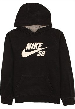 Vintage 90's Nike Hoodie Swoosh SB Pullover Black XLarge