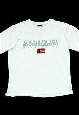 Napapijri T-shirt Logo Print White Tee