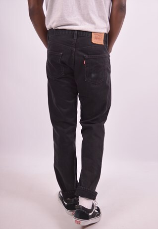 LEVI'S 517 MENS VINTAGE JEANS W32 L30 BLACK 90S