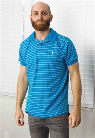VINTAGE POLO RALPH LAUREN SHIRT LOGO 90S M 8.7