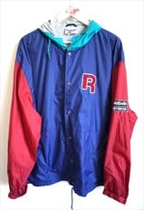 Vintage Reebok Windbreaker Raincoat Bomber Jacket Parka