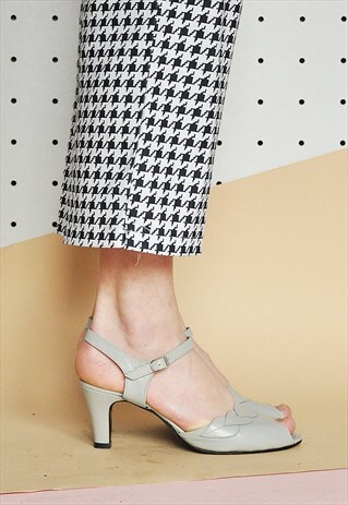 80S PEEP TOE SANDALS