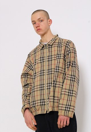 VINTAGE BURBERRY REVERSIBLE HARRINGTON