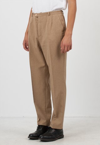 VINTAGE BROWN TROUSERS BOTTOMS
