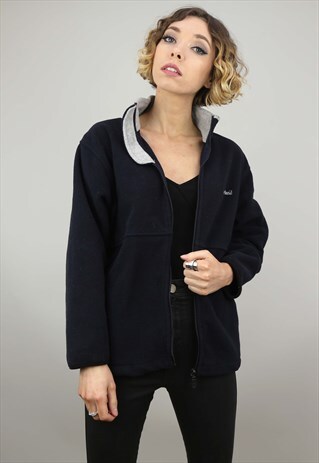 VINTAGE 90S OVERSIZED TIMBERLAND ZIP UP FLEECE