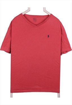 Vintage 90's Polo Ralph Lauren T Shirt Short Sleeve V Neck