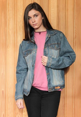 VINTAGE 1990S BLUE DENIM JACKET