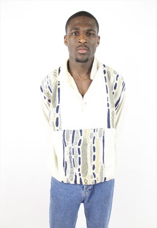 VINTAGE 90S PATTERNED JUMPER