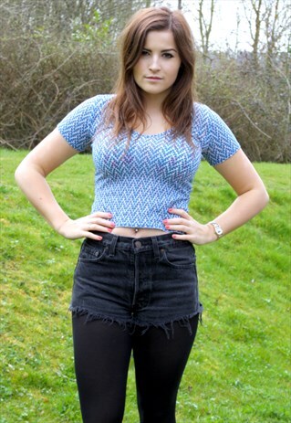 VINTAGE 80S TOP - SIZE 8/10