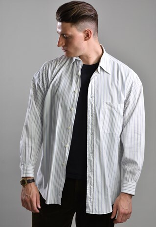 VINTAGE 1990S VALENTINO STRIPED SHIRT