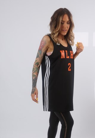 SPORT JERSEY BASKETBALL OVERSIZED VEST TOP UK 14 - 16 (72G)