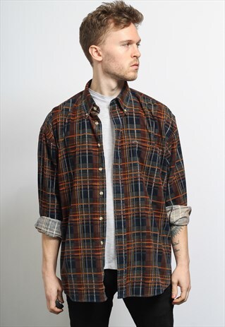VINTAGE CORDUROY CORD SHIRT