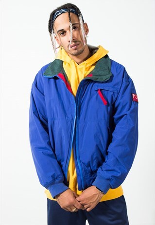 UNIQUE VINTAGE STYLE 80S POLO RALPH LAUREN BOMBER/ S2153