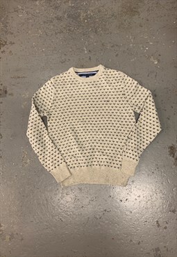 Tommy Hilfiger Knitted Jumper All Over Patterned Sweater 