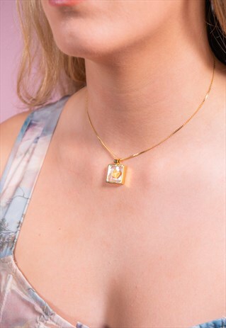 VINTAGE GOLD LEAF NECKLACE