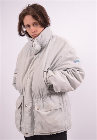 VINTAGE FILA PADDED JACKET BEIGE