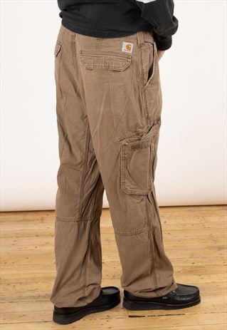 VINTAGE CARHARTT CARGO PANTS MEN'S BROWN