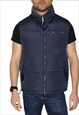 TOMMY HILFIGER GILET BODY WARMER IN NAVY BLUE SIZE MEDIUM