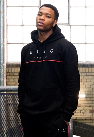 TENNYSON TRACKSUIT HOODIE - BLACK