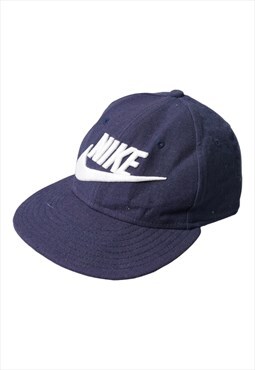 Vintage Nike Navy Snapback Cap Womens