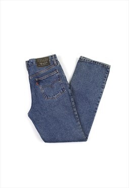 1990s Vintage Levis 627 Light Wash Denim Jeans, Orange Tab 