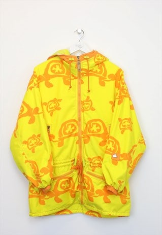 Vintage Phenix crazy jacket in yellow. Best fits M