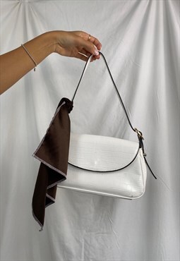 Y2K October Mini Bag Scarf In Brown