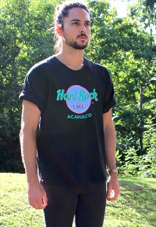 VINTAGE 90S HARD ROCK CAFE ACAPULCO T-SHIRT - MEDIUM