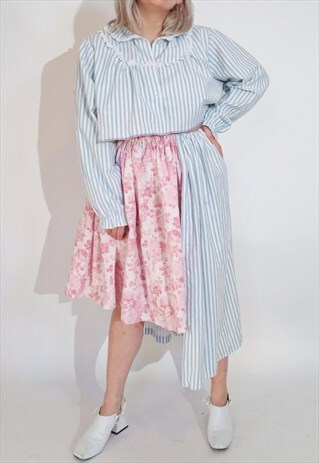 REWORKED VINTAGE NIGHTGOWN INTO MATCHING SET