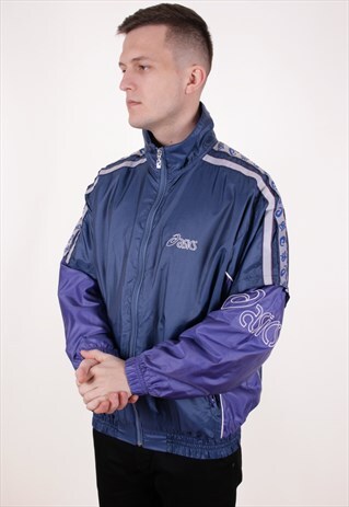 90S VINTAGE ASICS SHELL JACKET AA8934